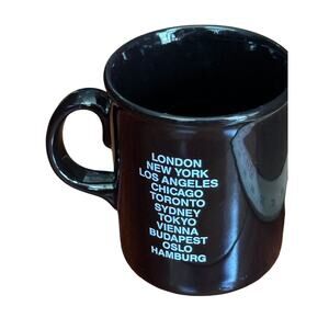 Cats Broadway Show World Tour Schedule Coffee Tea Mug Cup Made in England Black